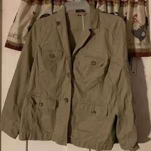 Lands End Tan Jacket